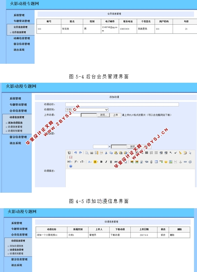 火影忍者动漫专题网站的设计与实现(ASP.NET,SQL)(