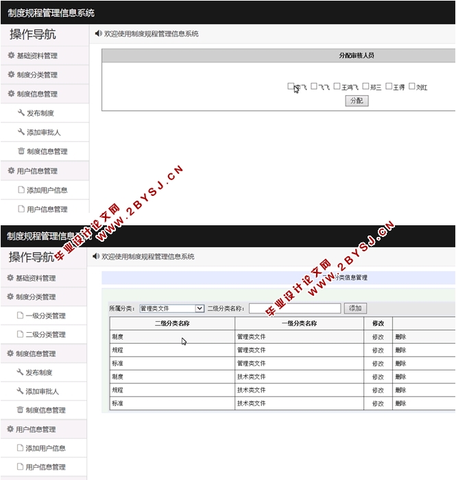 制度规程管理信息系统的设计与实现(ASP.NET,SQL)