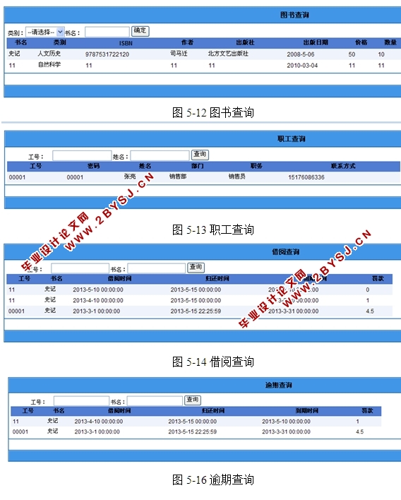 职工书屋图书馆管理系统的设计与实现(ASP.NET,SQL)
