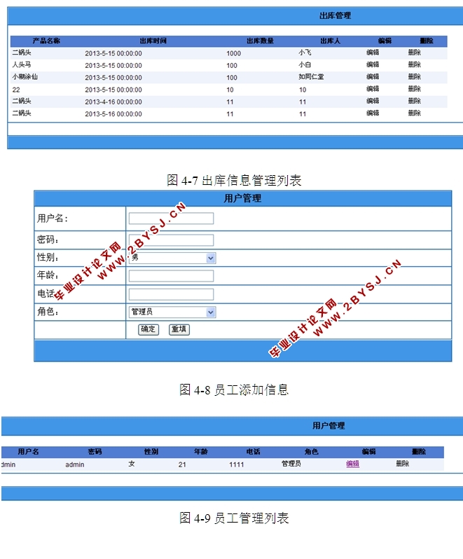 企业物资管理系统的设计与实现(ASP.NET,SQL)