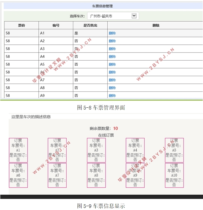 汽车票订购网站的设计与实现(ASP.NET,SQLServer)(含录像)