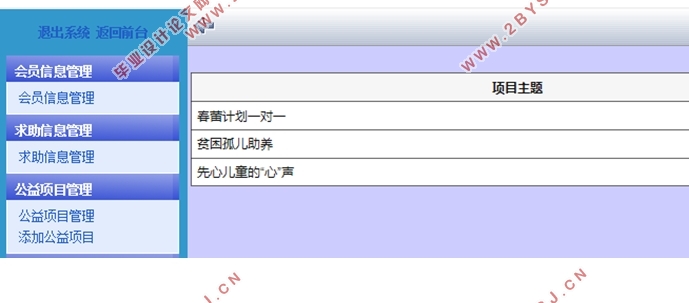 红十字会慈善信息管理系统的设计(ASP.NET,SQL)