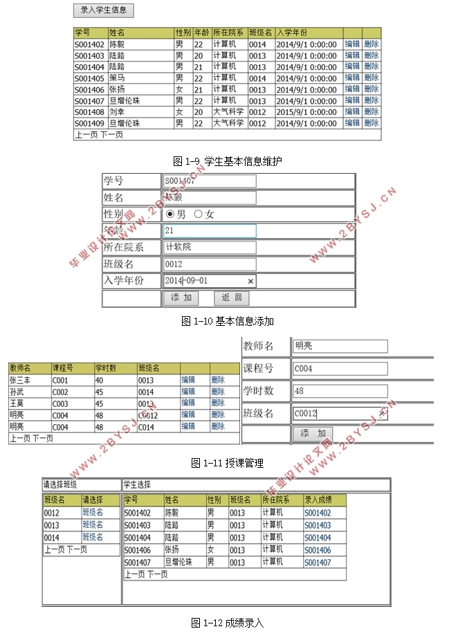 学生成绩管理信息系统设计与开发(ASP.NET,SQL)