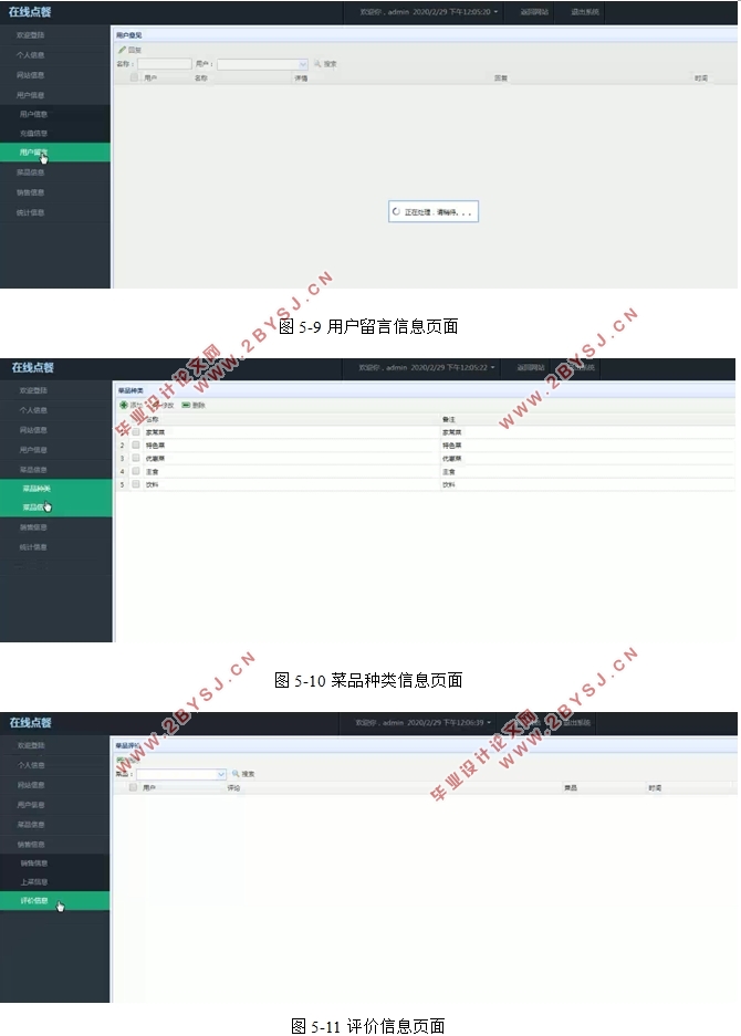 在线订餐系统的设计与实现(前台+后台)(SSM,MySQL)(含录像)