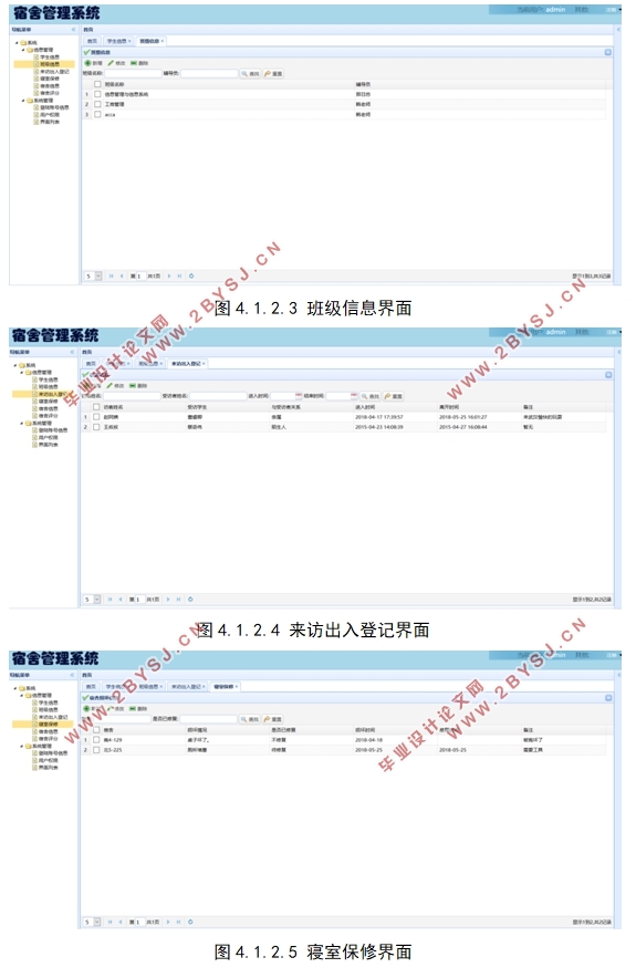 某学校学生宿舍物业管理信息系统的设计(SpringMVC,MySQL)