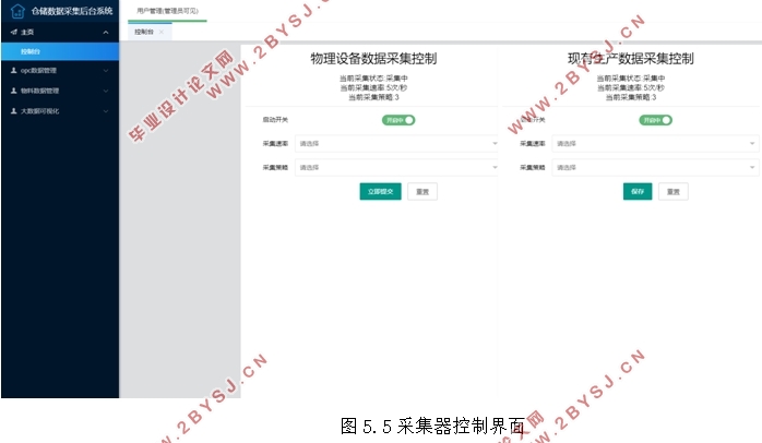 虚拟智能仓储—数据采集与综合管理子系统设计(SSM框架,MySQL)
