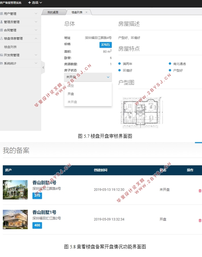 房产备案管理系统的设计与实现(Eclipse,Spring Boot,MySQL)