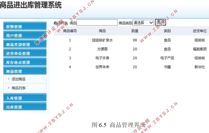 企业商品进出库(库存管理)管理系统开发(Java,SQLServer)