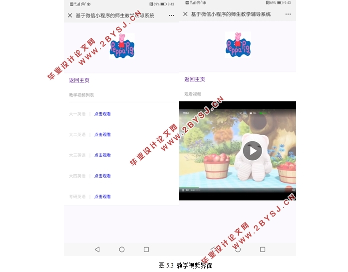 基于微信小程序的师生教学辅助系统设计(Java,MySQL)