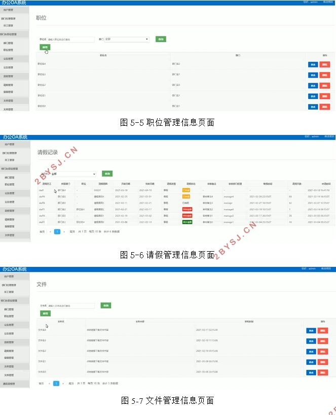 办公OA系统的设计与实现(Springboot,MySQL)