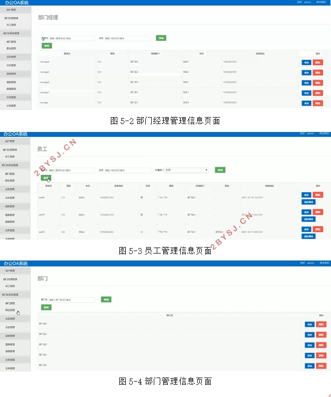 办公OA系统的设计与实现(Springboot,MySQL)