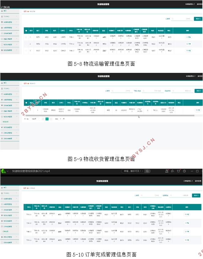 快递物流管理系统的设计与实现(SSM,MySQL)