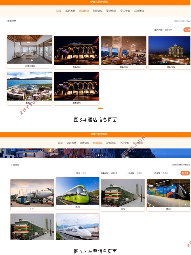 便捷式管理系统(酒店,车票,旅游攻略)的设计与实现(Springboot,MySQL)