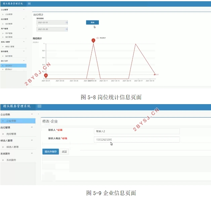 猎头服务管理系统的设计与实现(SSM,MySQL)