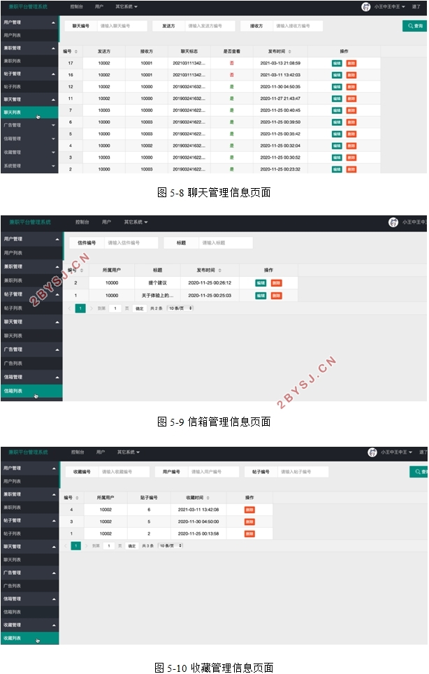大学生校园兼职平台的设计与实现(SSM,MySQL)