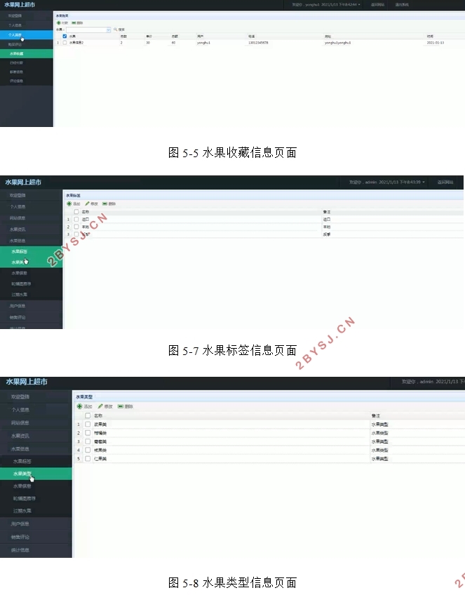 水果网上超市的设计与实现(SSM,MySQL)