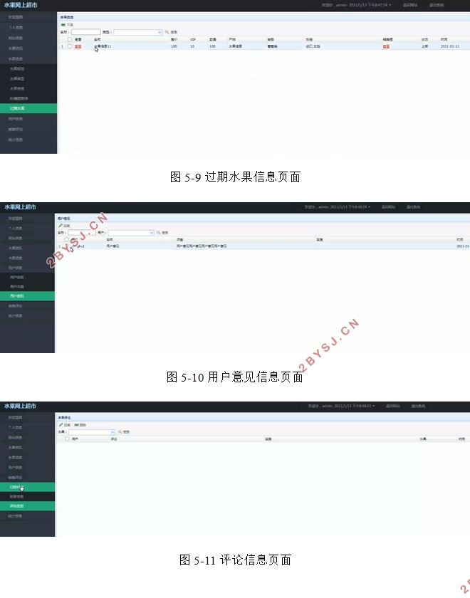 水果网上超市的设计与实现(SSM,MySQL)