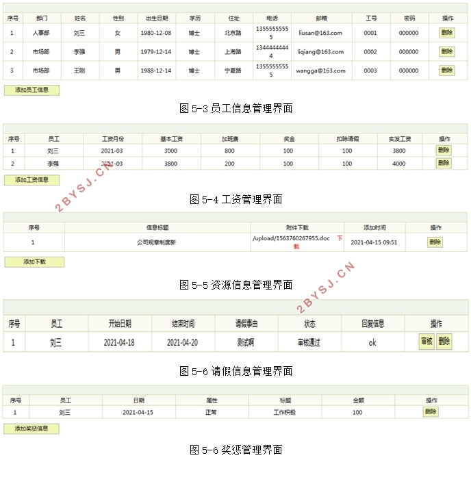 OA办公系统的设计与实现(Javaweb,MySQL)