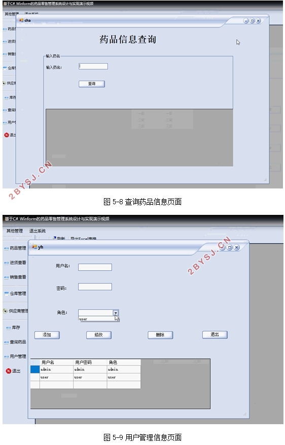 基于Winform药品零售管理系统设计与实现(C#,C/S架构,SQLServer)