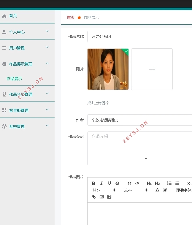 基于Vue+Node.js平面设计作品管理系统的设计与实现(MySQL)