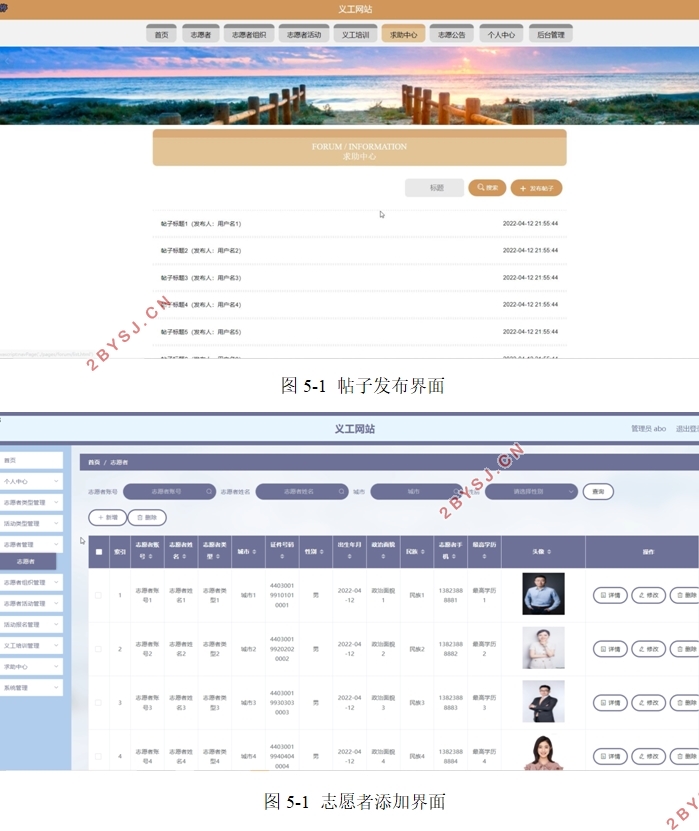 义工(志愿者)网站的设计与实现(VUE,SpringBoot,MySQL)