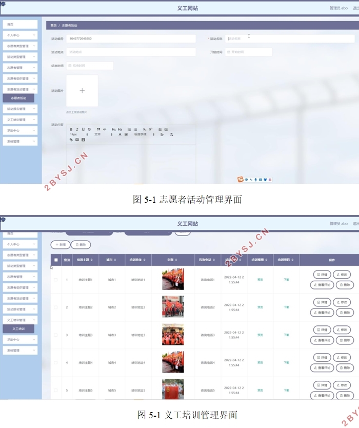 义工(志愿者)网站的设计与实现(VUE,SpringBoot,MySQL)