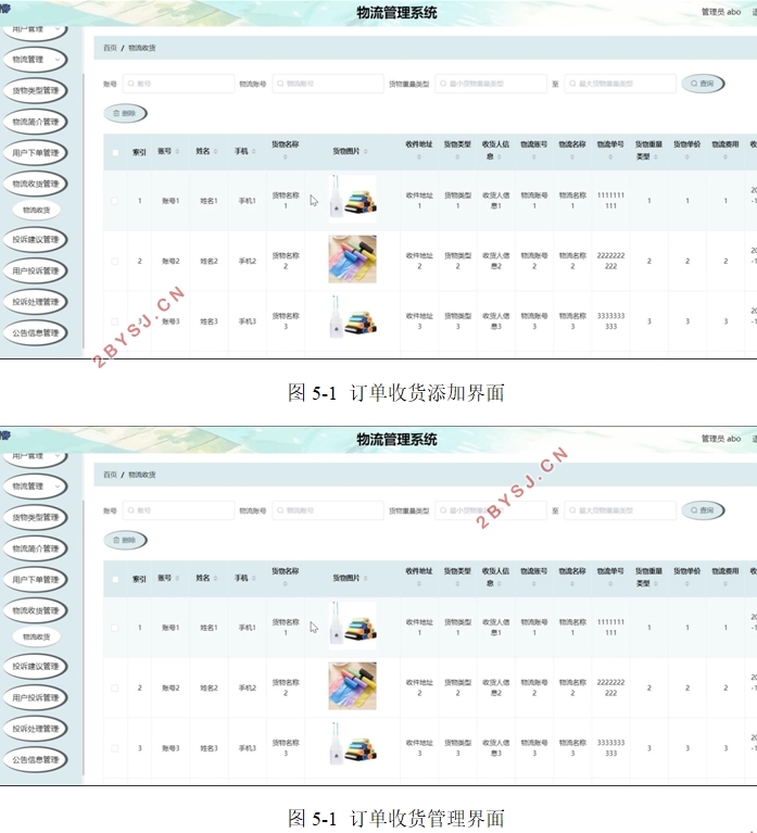 物流管理系统的设计与实现(VUE,Springboot,MySQL)