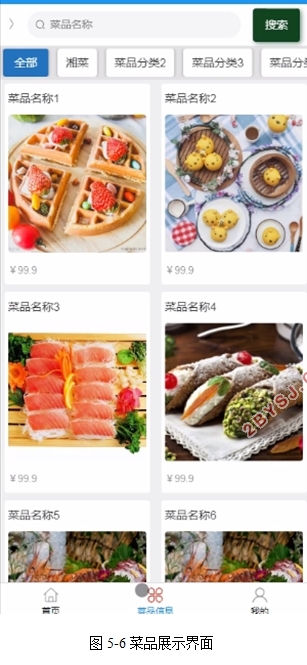 基于微信小程序电子菜单点菜系统的设计与实现(SSM,MySQL)