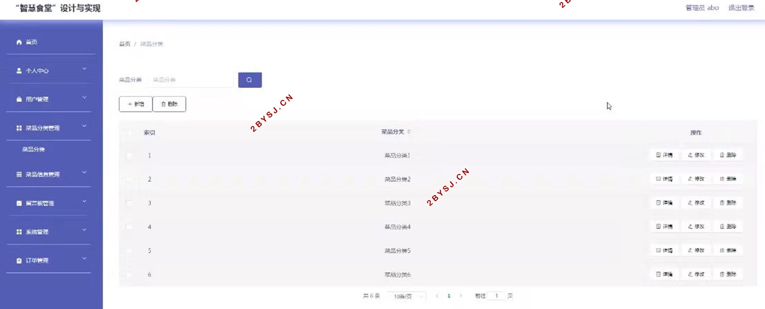 智慧食堂的设计与实现(VUE,Springboot,MySQL)