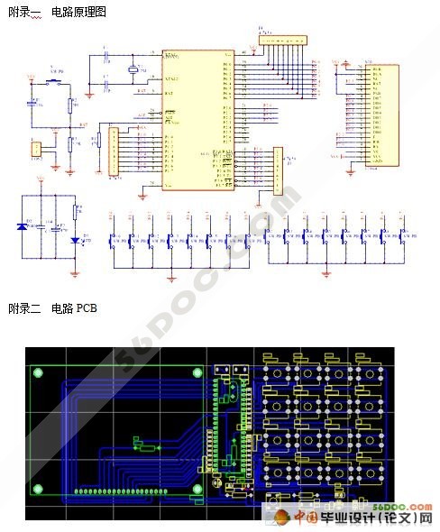 基于单片机的中文输入系统设计(程序+电路原理图+PCB图)
