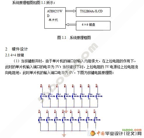基于单片机的中文输入系统设计(程序+电路原理图+PCB图)