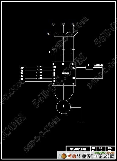 三翼自动旋转门的系统设计(三菱PLC)