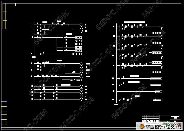 PLC在多组抢答系统的应用(附cad接线图,梯形图)