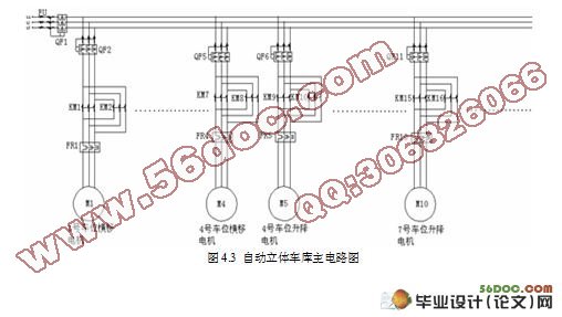 自动立体车库PLC控制系统设计(附接线图,电路图)
