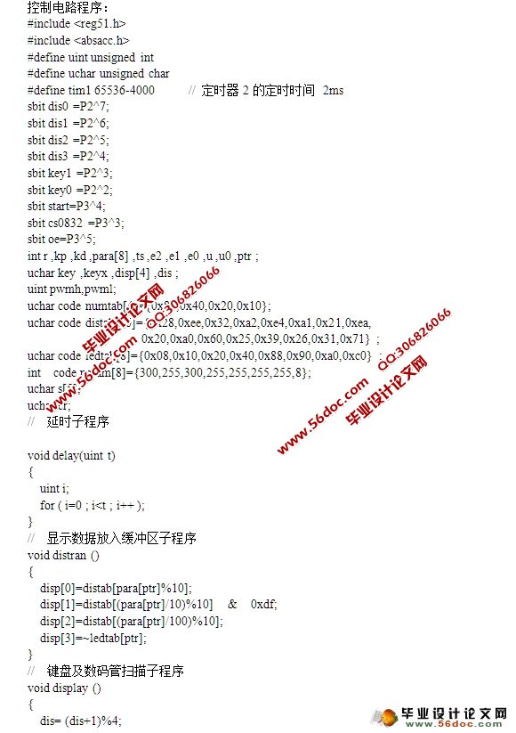 基于单片机控制的数控开关电源设计(附程序,PCB图,电路原理图)