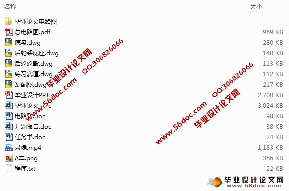基于摄像头的智能车系统设计(单驱动寻白线)(CAD,程序,电路图)