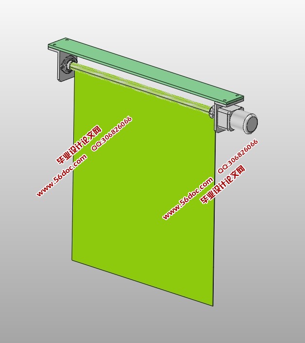 基于PLC的智能窗帘控制系统设计(含CAD图,SolidWorks三维图)