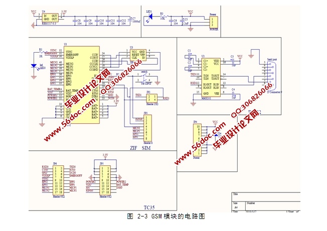 基于GSM的车载防盗系统的设计(含电路原理图,GSM程序)