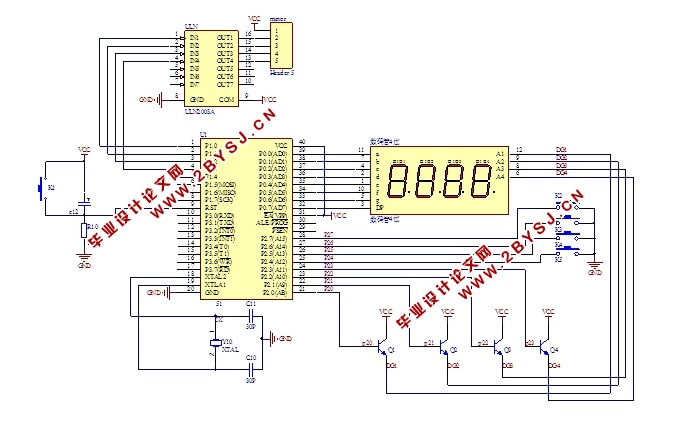 基于单片机步进电机控制系统的设计(含PCB,仿真程序)