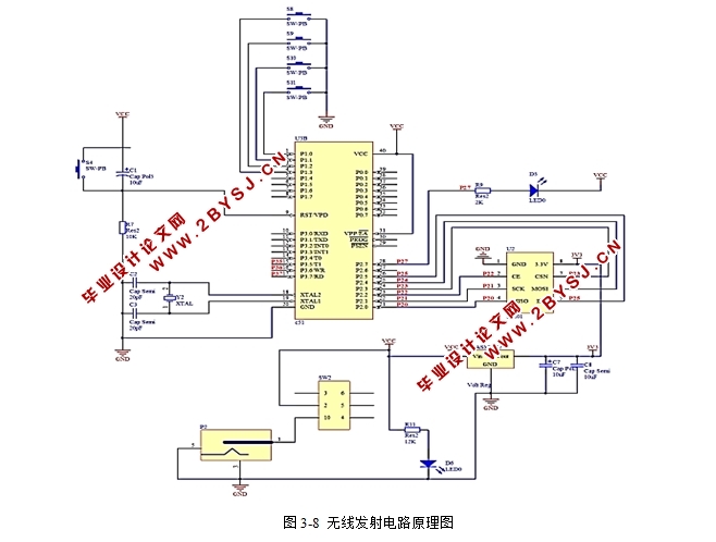 基于单片机的无线遥控倒计时器的设计(附电路原理图,实物图,程序,元件清单)