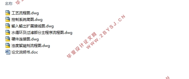 水处理自动控制系统的设计(含CAD图)