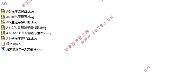 基于PLC的电动机故障保护系统设计(含CAD电气原理图梯形图)
