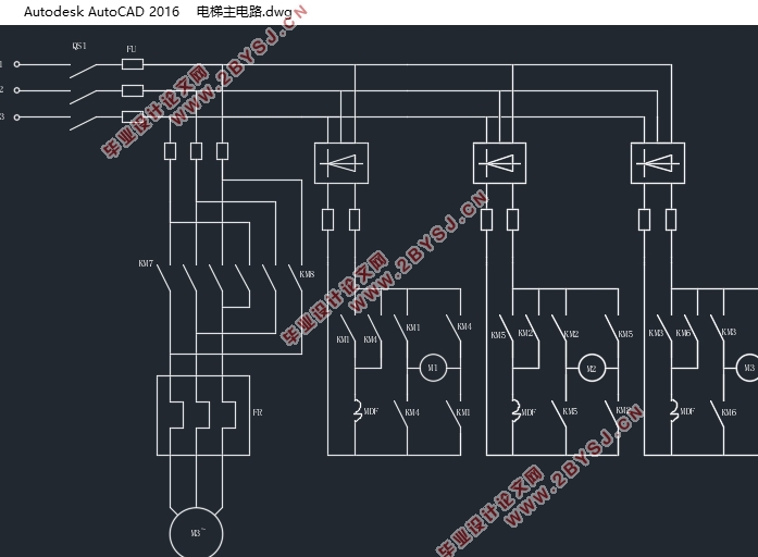 PC作为上位机的PLC控制系统设计(附CAD图)