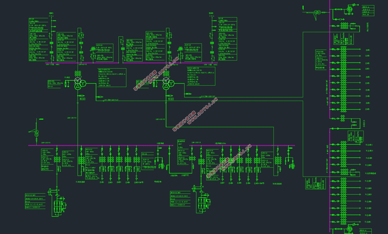 ˮ35KVܽѹ(CADͼ)