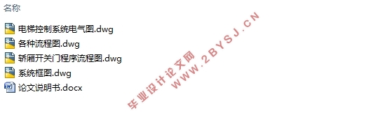 交流变频调速乘客电梯电气拖动系统设计(附CAD图)