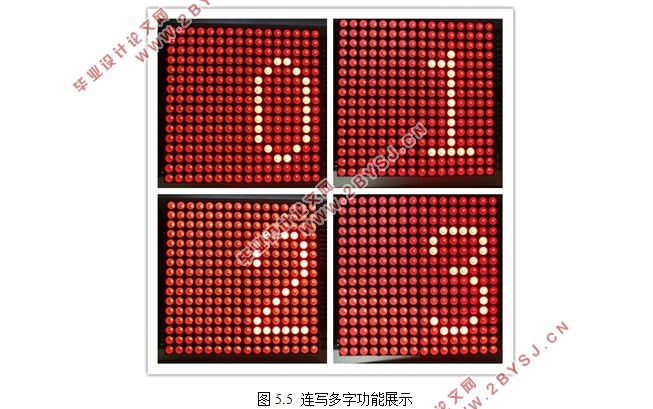 基于单片机的LED点阵书写显示屏的设计