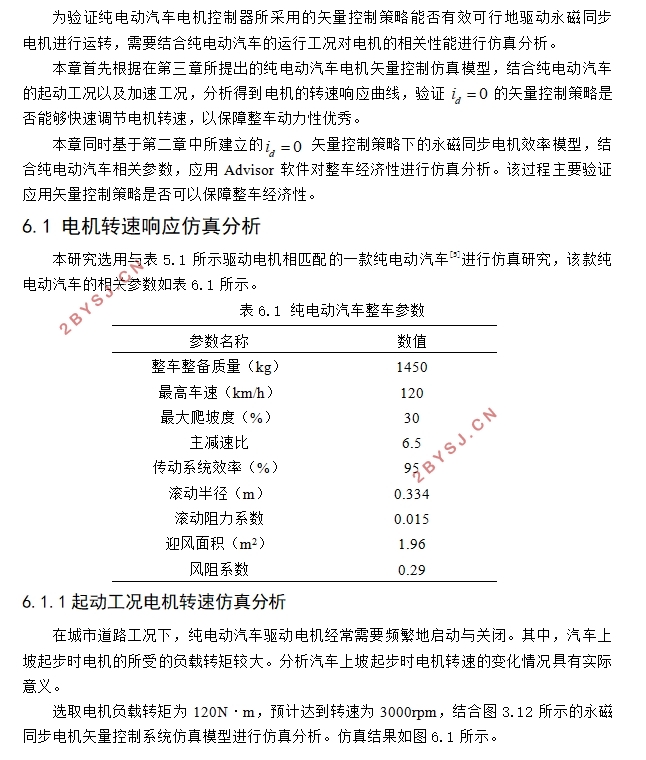 纯电动汽车电机控制器控制策略研究
