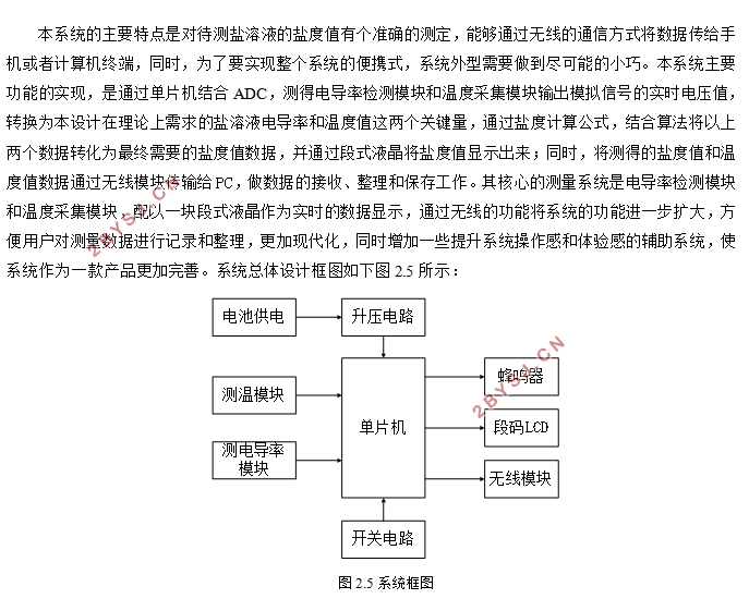 基于STM8L052单片机的便携式盐度计的设计