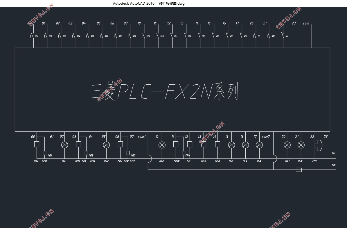 1TҺϵͳĿ(PLC)(CADͼ)