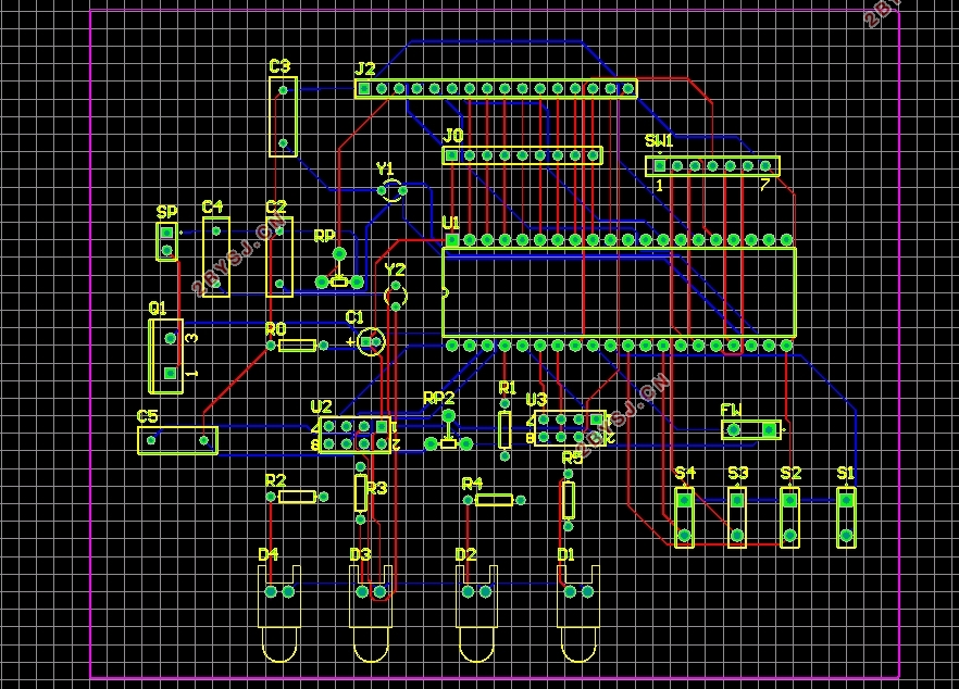 LED路灯节能控制装置设计(附电路原理图,PCB图,仿真程序)